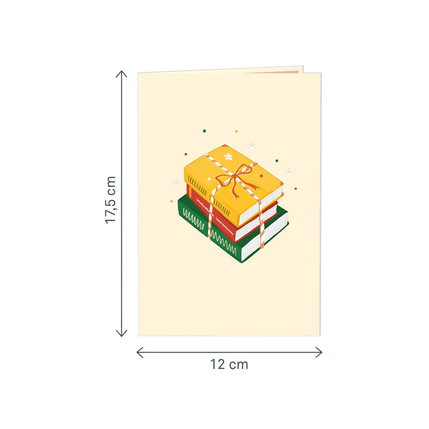 Buchgutschein Pop-Up Karte