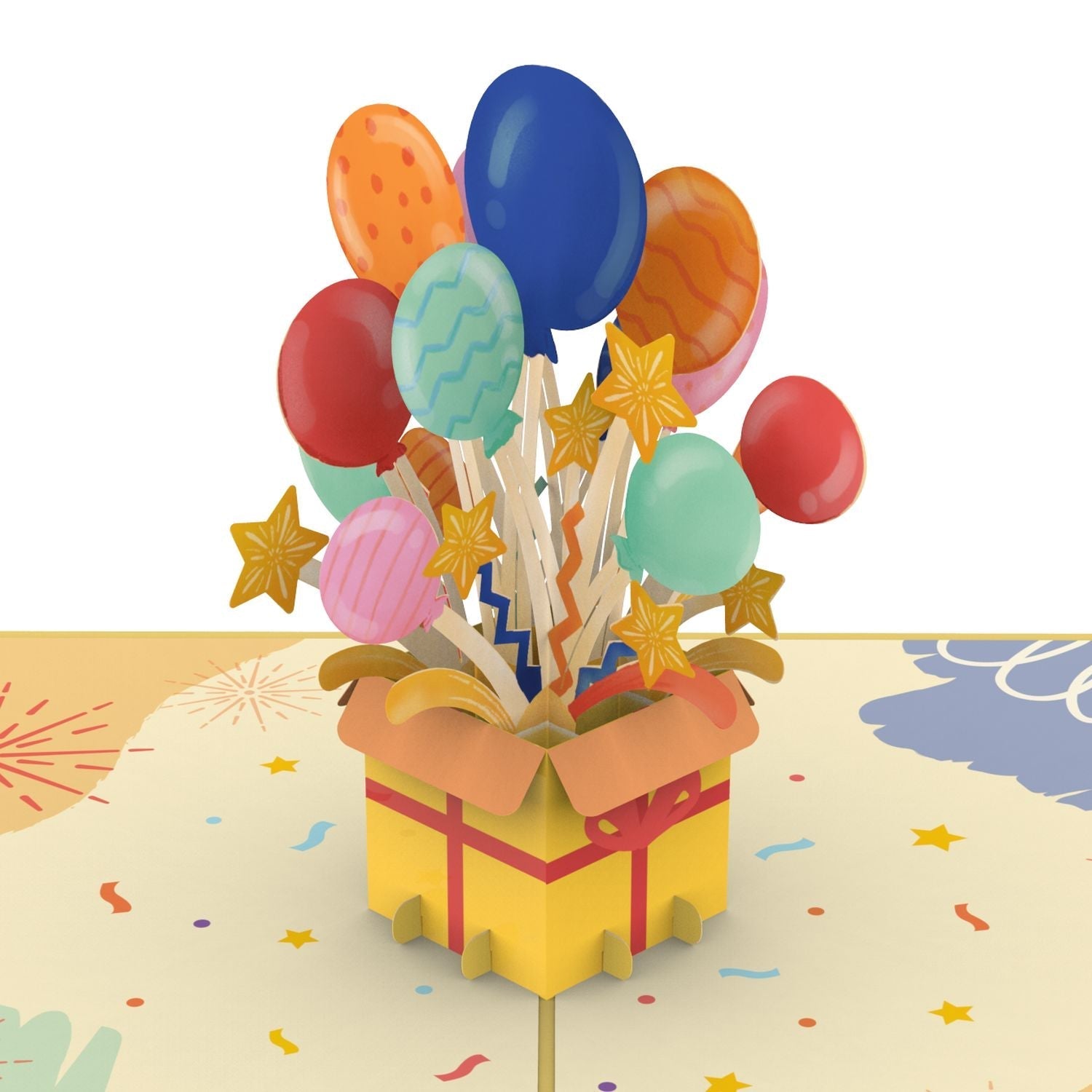 Carte pop-up pour coffret cadeau