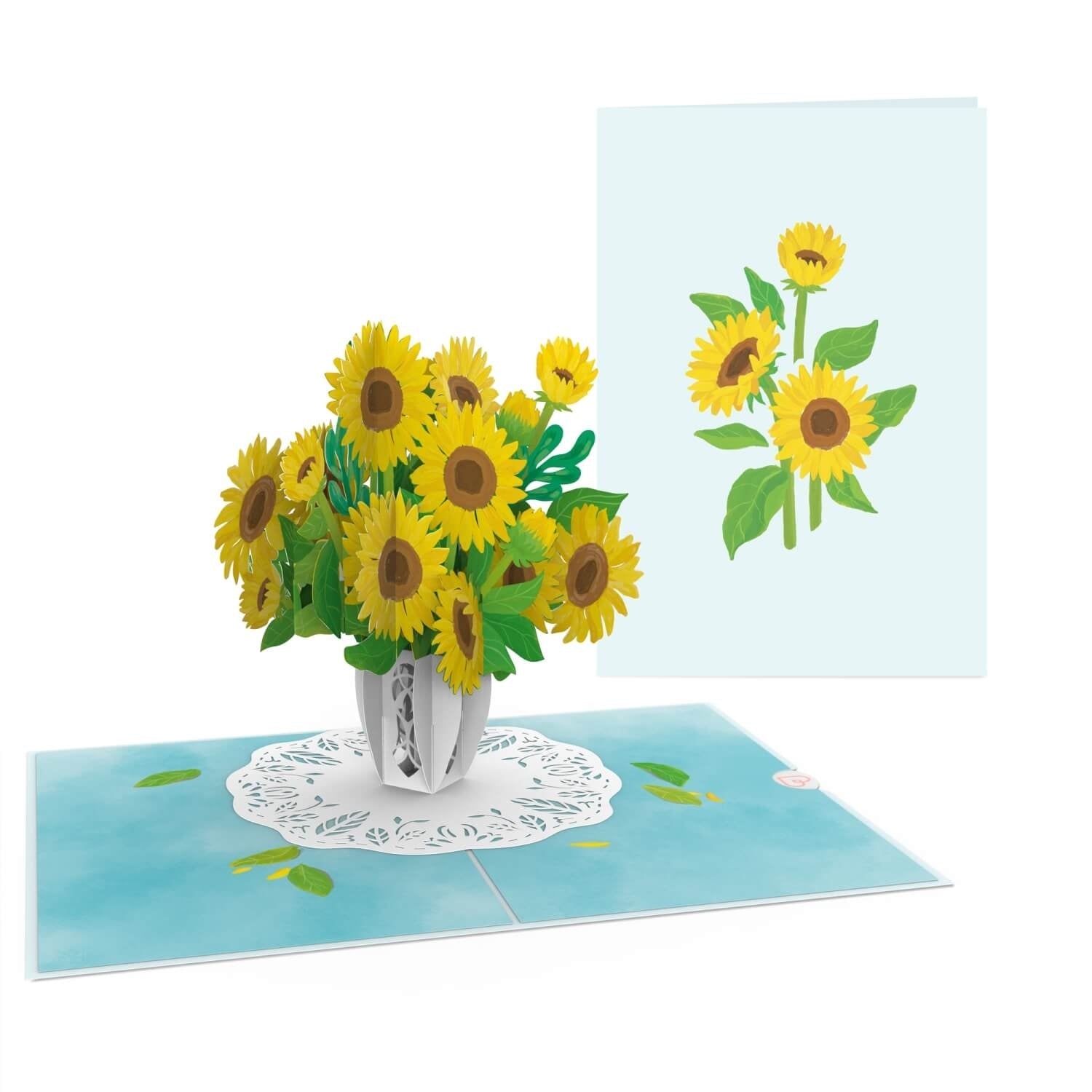 Carte pop-up Tournesol