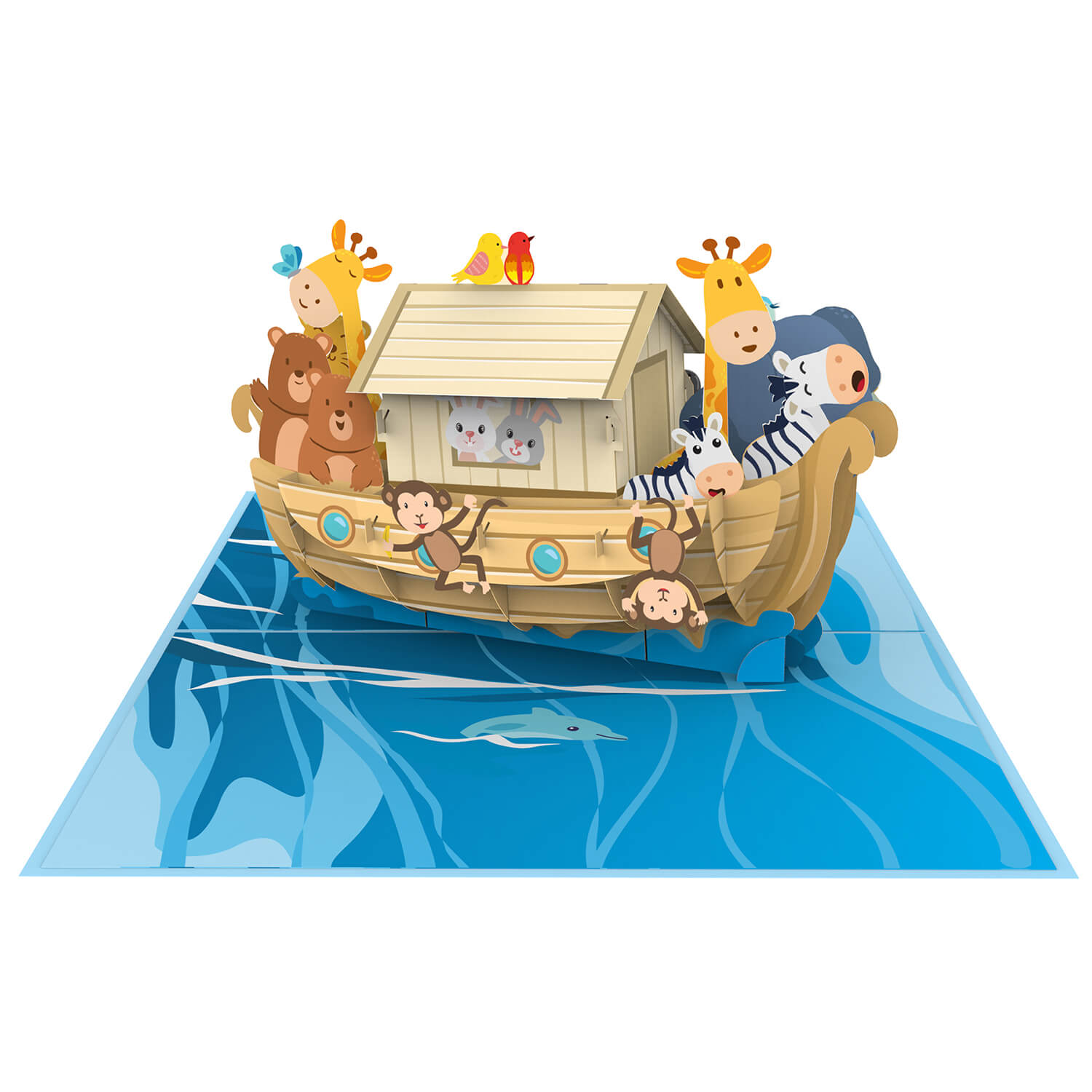 Carte Pop-Up Arche Noah