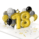 Carte pop-up 18ème anniversaire