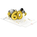 Carte pop-up 60e anniversaire