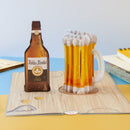 Carte pop-up bière