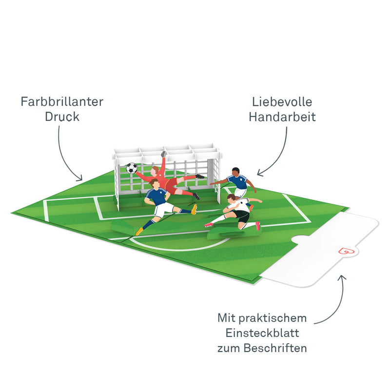 Carte pop-up Football