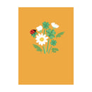 Gänseblümchen mit Marienkäfer Pop-Up Karte