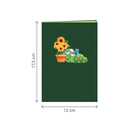 Gartenarbeit Pop-Up Karte