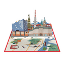 Hamburg Pop-Up Karte