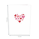 Carte pop-up Arbre cœur avec tourterelles