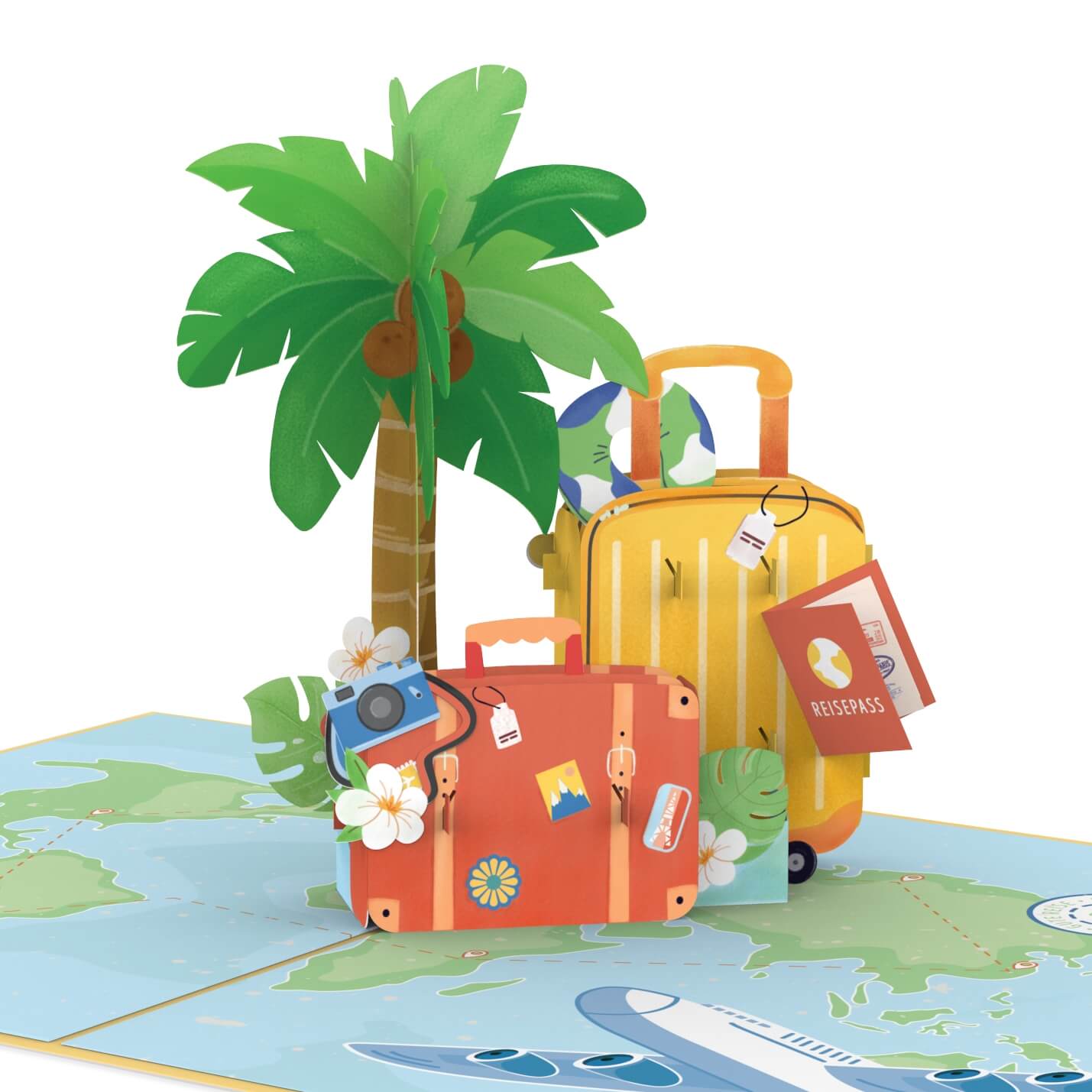 Carte pop-up Bon voyage