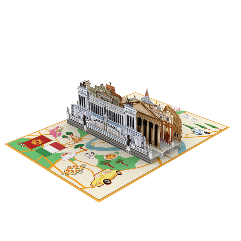Rom Pop-Up Karte