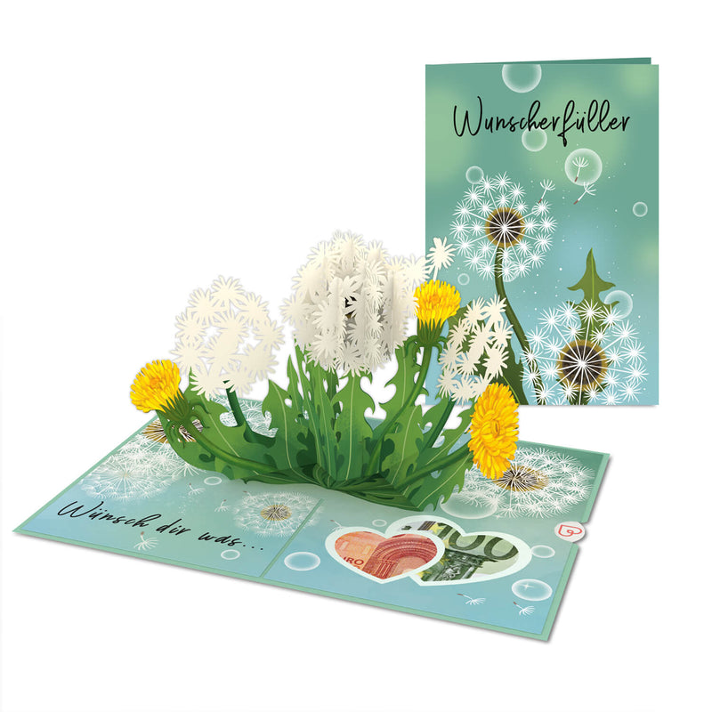 Wunscherfüller Pop-Up Karte