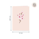XXL Kirschblüten Pop-Up Karte