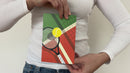 Tennis Pop-Up Karte