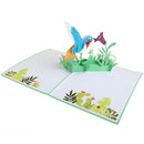 Carte Pop-Up Colibris