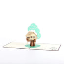 Carte pop-up Cabane dans les arbres