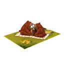 Carte pop-up pique-nique ours
