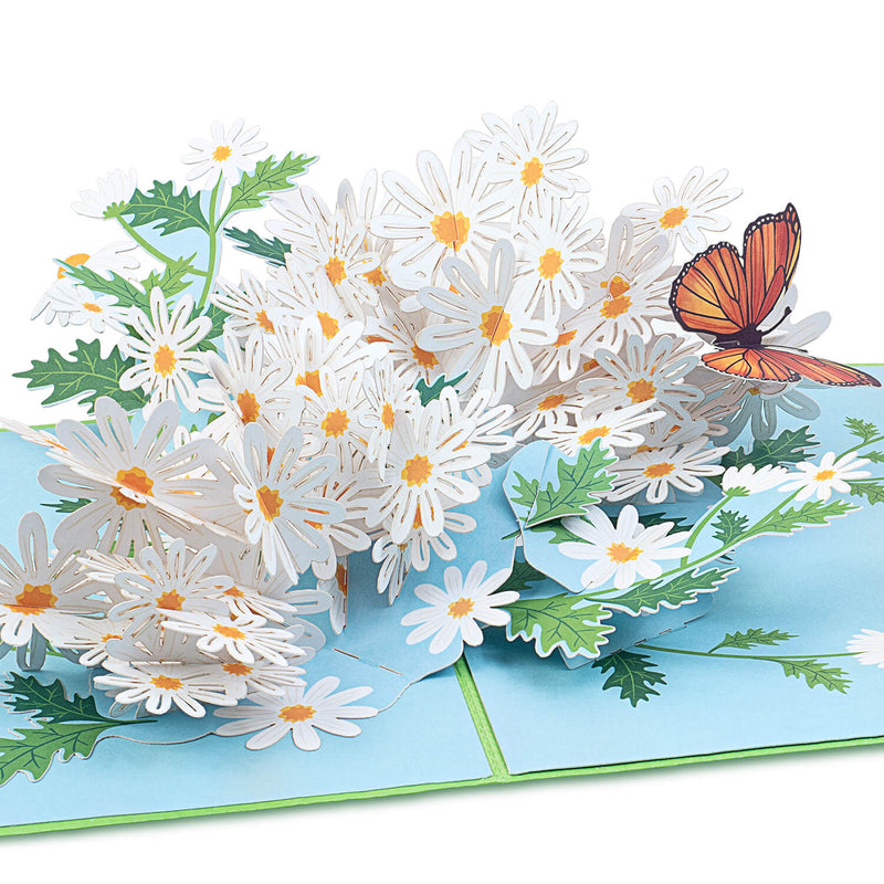 Carte Pop-up 3D Fleurs Tropicales - 30,5 Cm - Bouquet éternel Avec Carte De Notes & Enveloppe - Cadeau - 7
