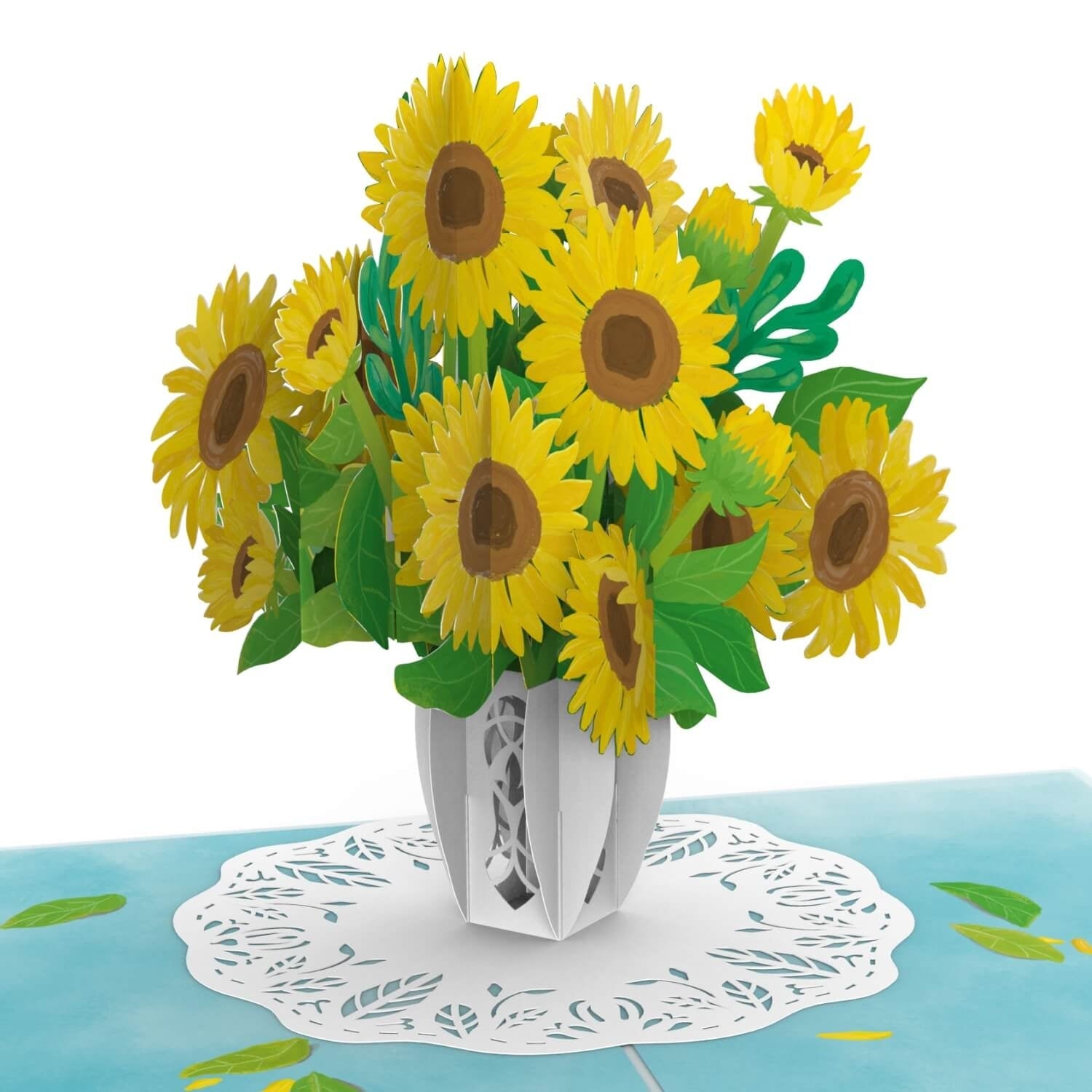 Carte pop-up Tournesol