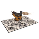 Carte pop-up machine à tatouer