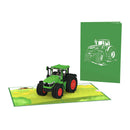 Carte pop-up Tracteur