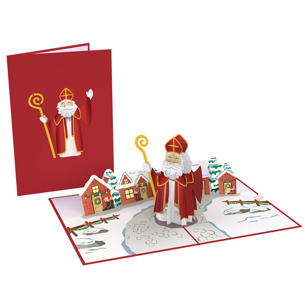 Carte pop-up du Père Noël