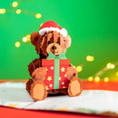 Carte pop-up nounours de Noël